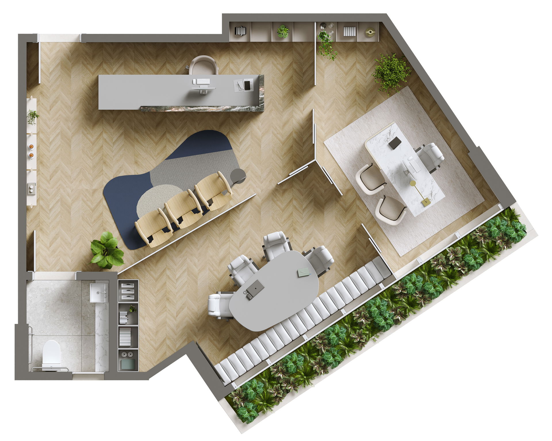 Plantas do Empreendimento Brickell Business